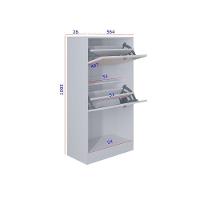 Sapateira Tropical 2 Portas Branco - 3