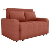 Sofa Cama 2 Lugares 138 Cm Amora Tecido Pompeia G500 Milani Store Terracota - 1