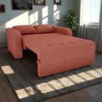 Sofa Cama 2 Lugares 138 Cm Amora Tecido Pompeia G500 Milani Store Terracota - 3