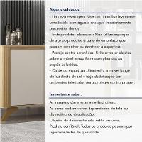 Buffet 3 Portas 2 Prateleira Pampulha Valdemoveis Cinamomo/off White - 10