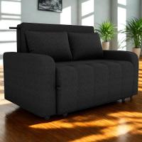 Sofa Cama 2 Lugares 138 Cm Amora Tecido Pompeia G501 Milani Store Chumbo - 2