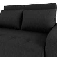 Sofa Cama 2 Lugares 138 Cm Amora Tecido Pompeia G501 Milani Store Chumbo - 7