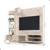 Conjunto Sala Domo Prime C/ Aparador C/ Mesa De Centro Calacata/off-white