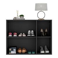 Sapateira 3 Portas Suspensa Nina Mp6017 Preta - 3