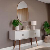 Buffet 4 Portas Abbey Mdf Off White 152cm - 2