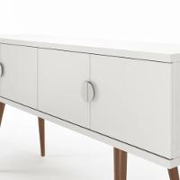 Buffet 4 Portas Abbey Mdf Off White 152cm - 6