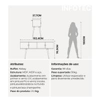Buffet 4 Portas Abbey Mdf Off White 152cm - 7