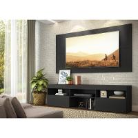 Rack Com Painel Tv 65" Flórida Multimóveis V3059 Preto Preto - 2