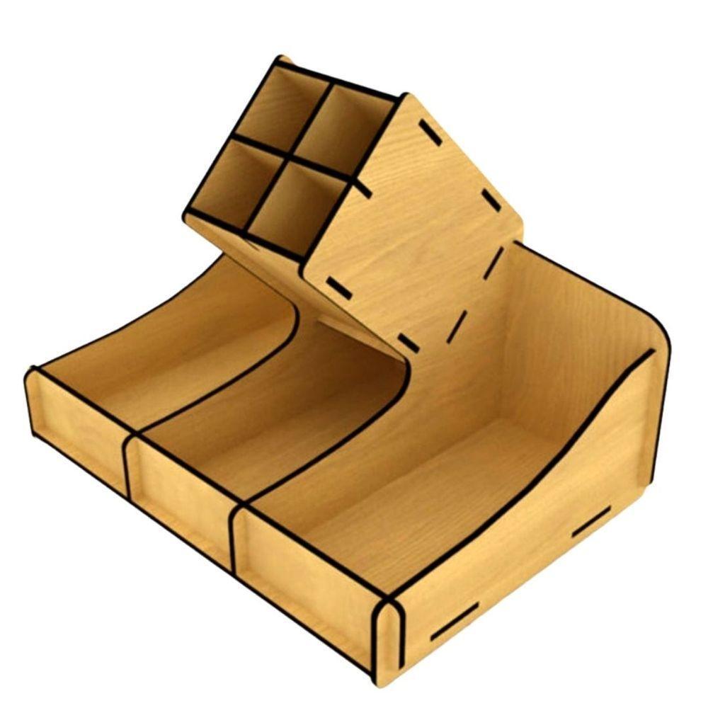 Porta Guardanapo E Sachê Em Mdf - Kit 5 Unidades - 2