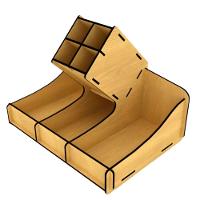 Porta Guardanapo E Sachê Em Mdf - Kit 5 Unidades - 2