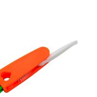 Escova De Limpeza Multiuso Para Teclado Cantos Frisos Notebooks 3 Em 1 Cor:laranja