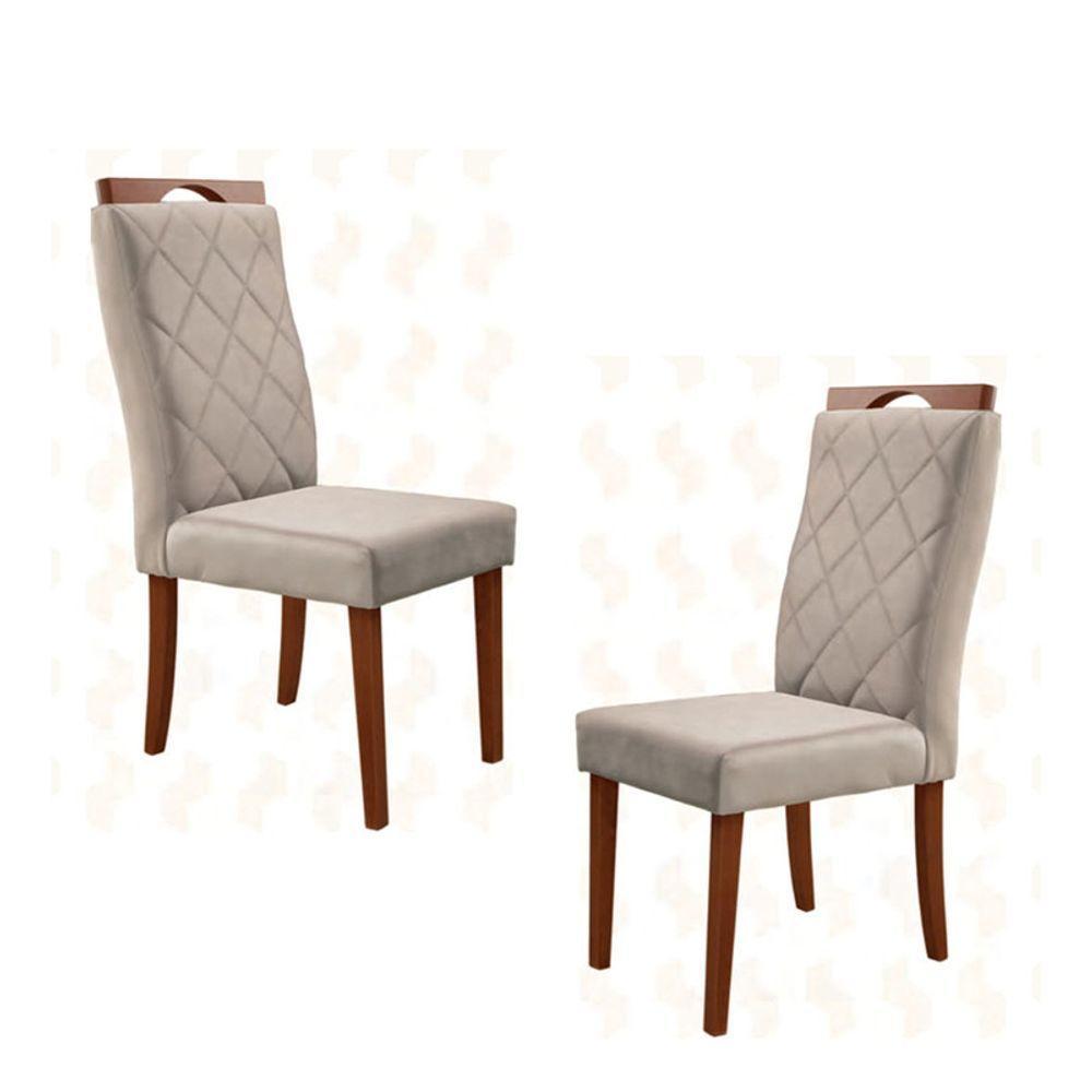 Cadeiras Para Mesa De Jantar Estofada - Lisboa - Art Salas - 1