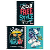 Caderno Espiral Capa Dura Universitário A4 20 Matérias 320 Folhas Show Tilibra Estampa 2 - 2