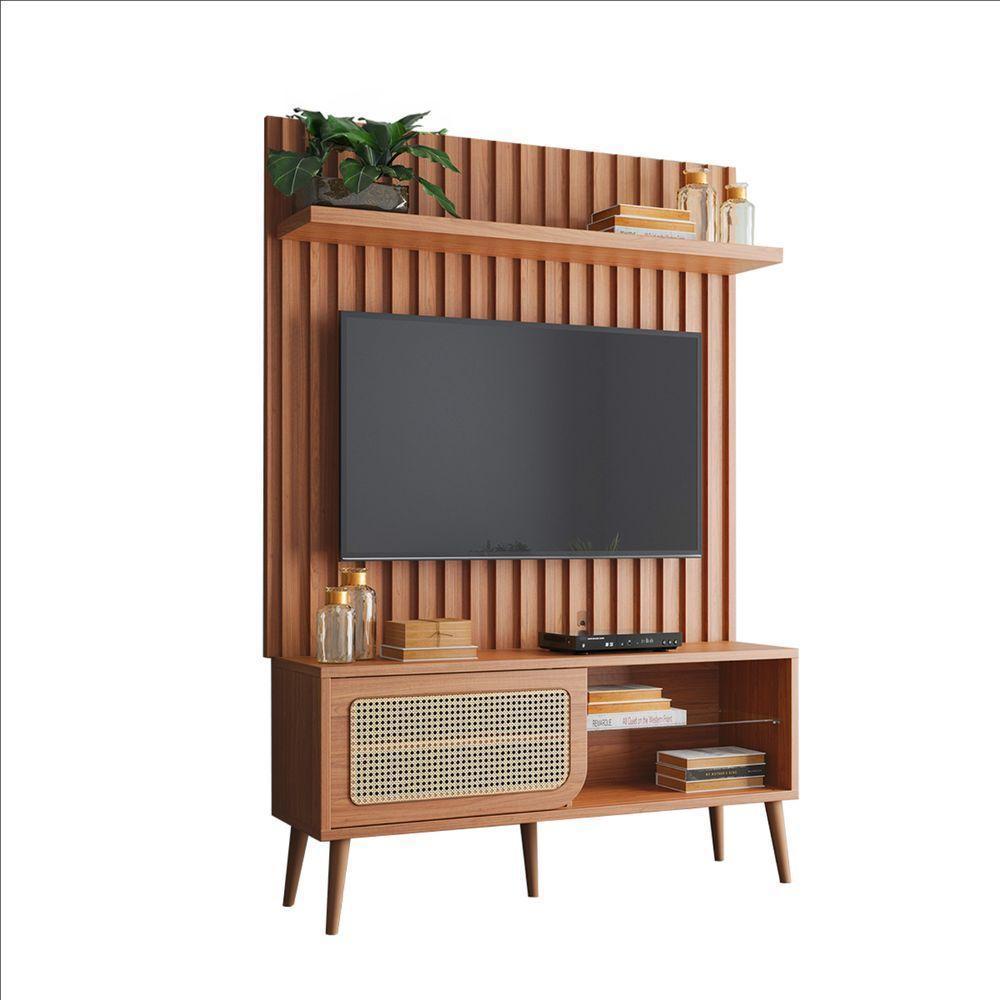 Painel 139cm + Rack Tela 135cm C/ 1 Porta Correr - Dalla Costa Freijó - 2