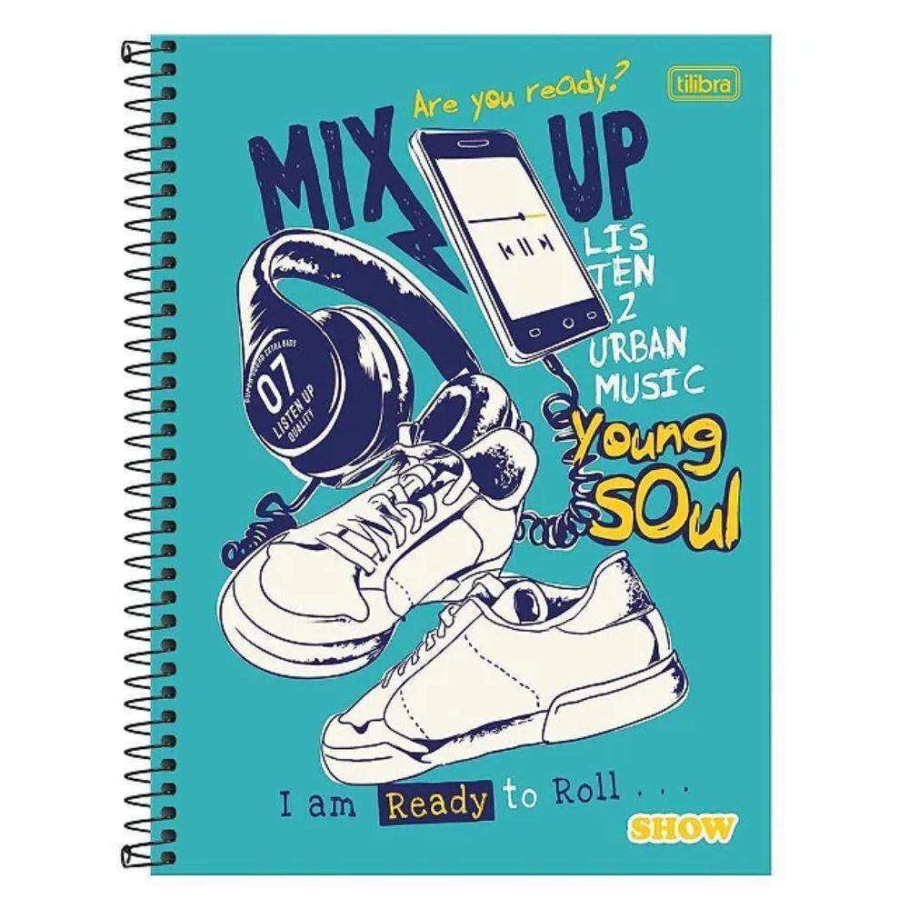 Caderno Espiral Capa Dura Universitário A4 20 Matérias 320 Folhas Show Tilibra Estampa 1 - 1