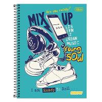 Caderno Espiral Capa Dura Universitário A4 20 Matérias 320 Folhas Show Tilibra Estampa 1 - 1