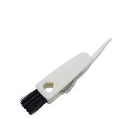 Escova De Limpeza Multiuso Para Teclado Cantos Frisos Notebooks 3 Em 1 Branco