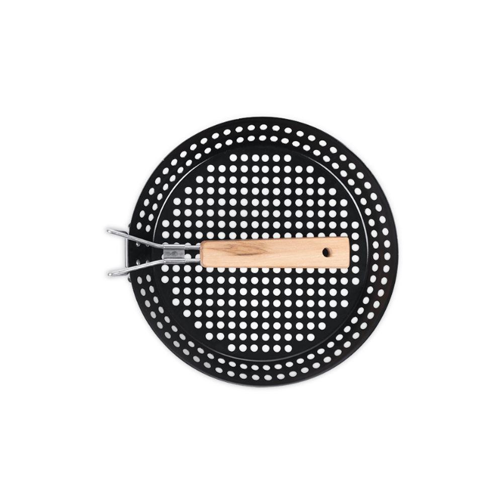 Grelha Para Carnes E Vegetais 30,5 Cm Com Cabo Dobrável - Brinox - 4