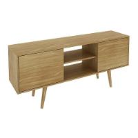 Rack Para Tv Até 42'' Com 2 Portas Amêndoa