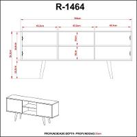 Rack Para Tv Até 42'' Com 2 Portas Amêndoa - 6
