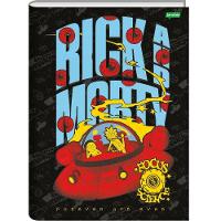 Caderno Brochura Universitário Capa Dura 80f Rick And Morty Jandaia Estampa 2 - 1