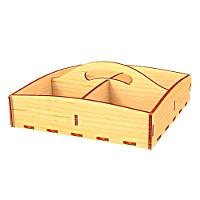 Porta Guardanapo E Sachê Em Mdf - Kit 5 Unidades