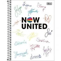 Caderno Espiral Capa Dura Universitário 10 Matérias Now United 160 Folhas Now United 3 - 1