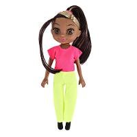 Boneca Violet Negra 30cm Com Acessórios Como Pente Espelho E Prendedores De Cabelo - 3