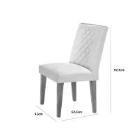 Conjunto 2 Cadeiras Milena Imbuia - 2