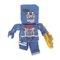 Brinquedo Boneco Bloco De Montar Five Nights At Freddy´s Compatível Com Lego - Nightmare Bonnie - 1