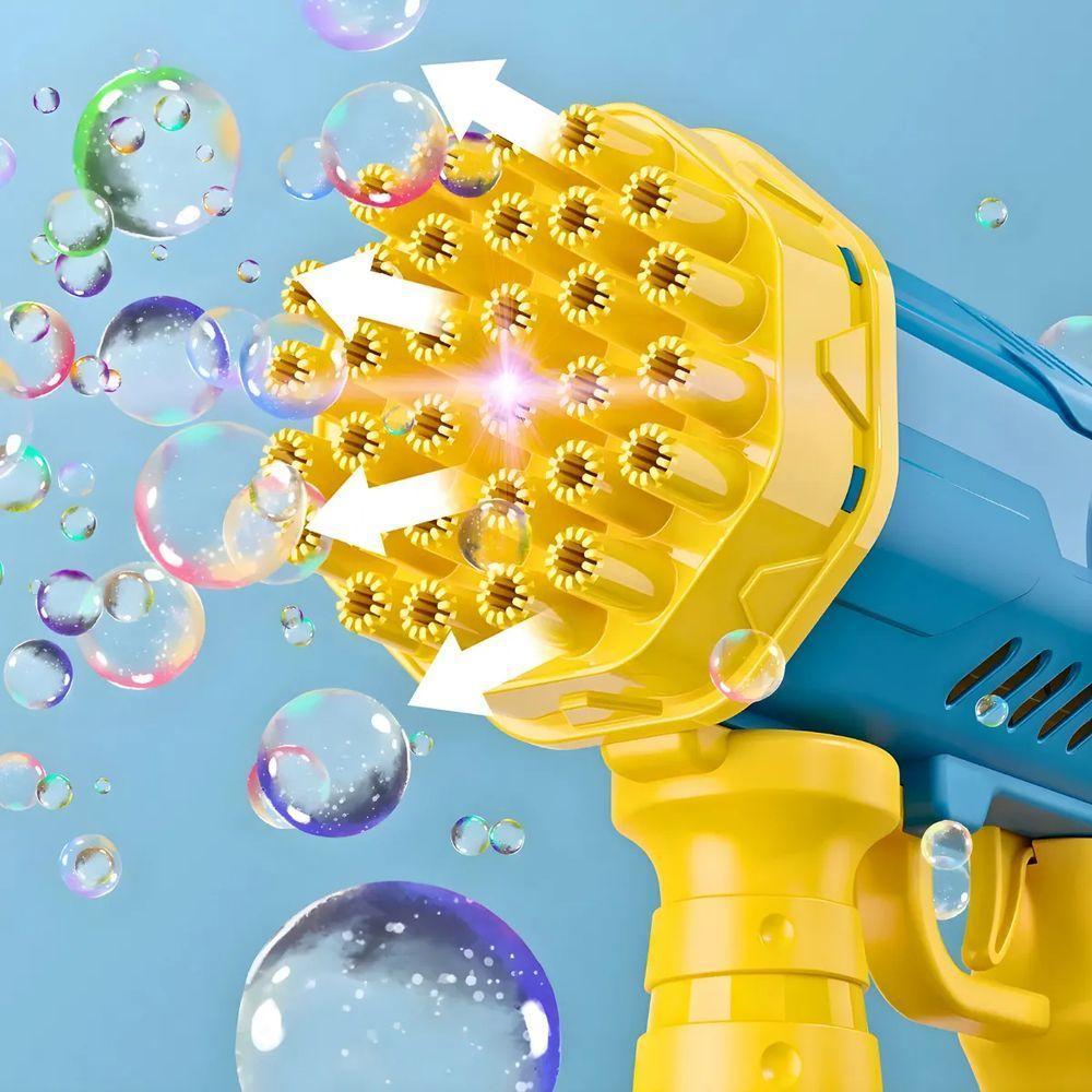 Brinquedo Lança Bola De Sabão Automática Pistola De Bolhas Ideal Para Trazer Alegria E Entretenimento - 8