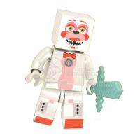 Brinquedo Boneco Bloco De Montar Five Nights At Freddy´s Compatível Com Lego - Adventure Fun Time Foxy - 1