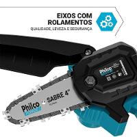 Mini Motosserra Philco Force PMM124 7 Acessórios Bivolt