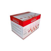 Conjunto 6 Copos Long Drink Peach Dourado C/ Rosa 350 Ml - 3