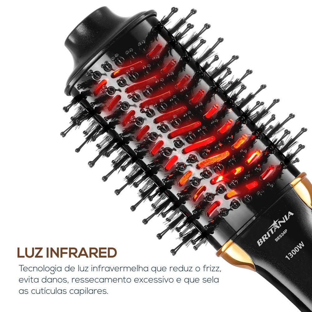 Escova Secadora Britânia 1300W Bivolt BES24P Bivolt - 3