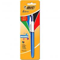 Caneta Bic 4 Cores Ponta Esferográfica Retrátil Média De 1.0mm - 2
