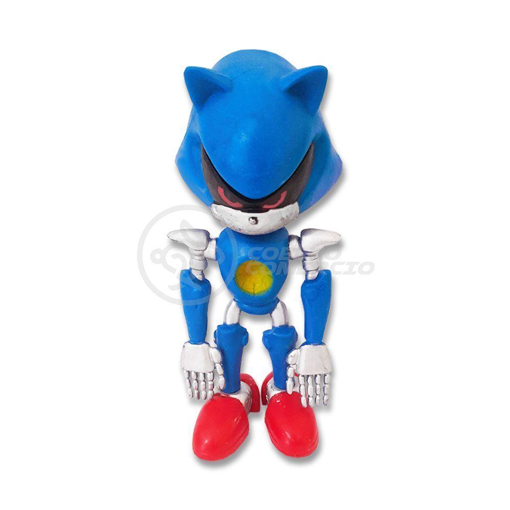 Cartelado Infantil Bonecos Sonic The Hedgehog 3 Miniaturas Super Sonic Dr Eggman E Metal Sonic - 2