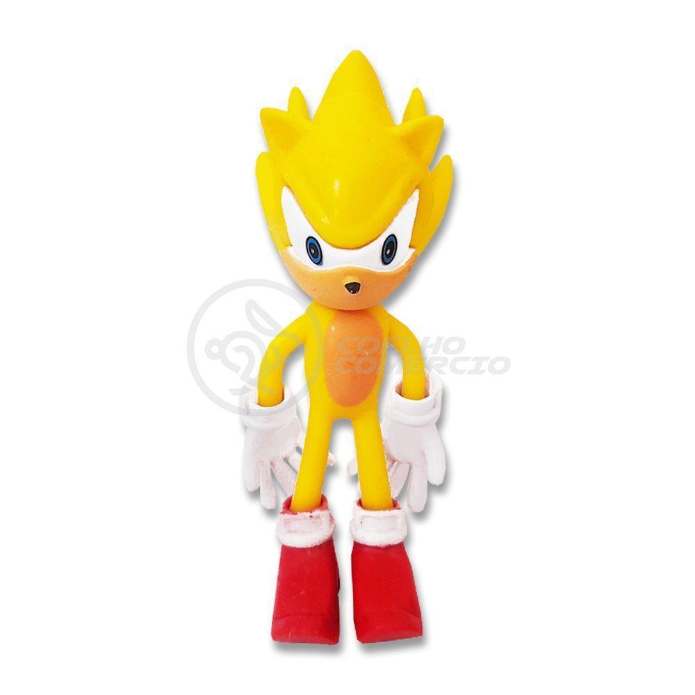 Cartelado Infantil Bonecos Sonic The Hedgehog 3 Miniaturas Super Sonic Dr Eggman E Metal Sonic - 4