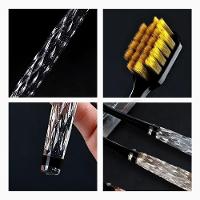 Kit 3 Escovas De Dente Ultra Macia Com Cabo De Cristal - 2