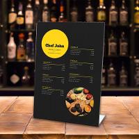 Display Expositor A6 10x15cm Em L Ps Acrílico Mesa Balcão - 3