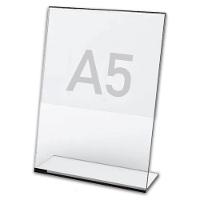 Display Expositor A5 15x21cm Em L Ps Acrílico Mesa Balcão - 1