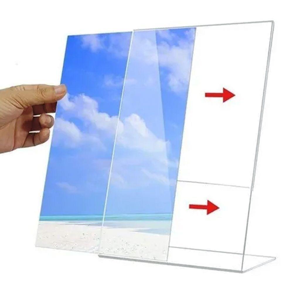 10 Displays L Expositor Pix Qr Code 10x15 Cm Ps Acrílico Kit - 4