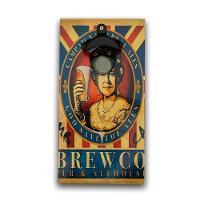 Abridor De Garrafas Parede Rainha Mdf Com Imã 25x13 Cm - 1