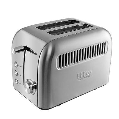 Torradeira PTR02I 6 Níveis de Tostagem 850W 220V com Funções Cancelar Pré-Aquecer e Descongelar