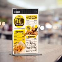 Display Expositor T A4 21x30cm Acrílico Ps Cristal Balcão - 4