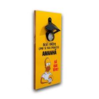 Abridor Garrafas Parede Homer Simpson Mdf Com Imã 25x13 Cm - 2