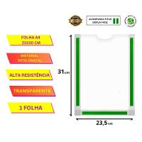 Displays Parede Folha A4 Petg Cristal Quadro Aviso Kit 5 Pçs - 2
