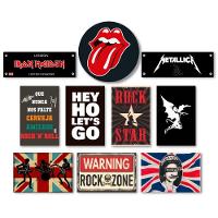 Kit 10 Placas Decorativas Rock Música Bandas Mdf - 1