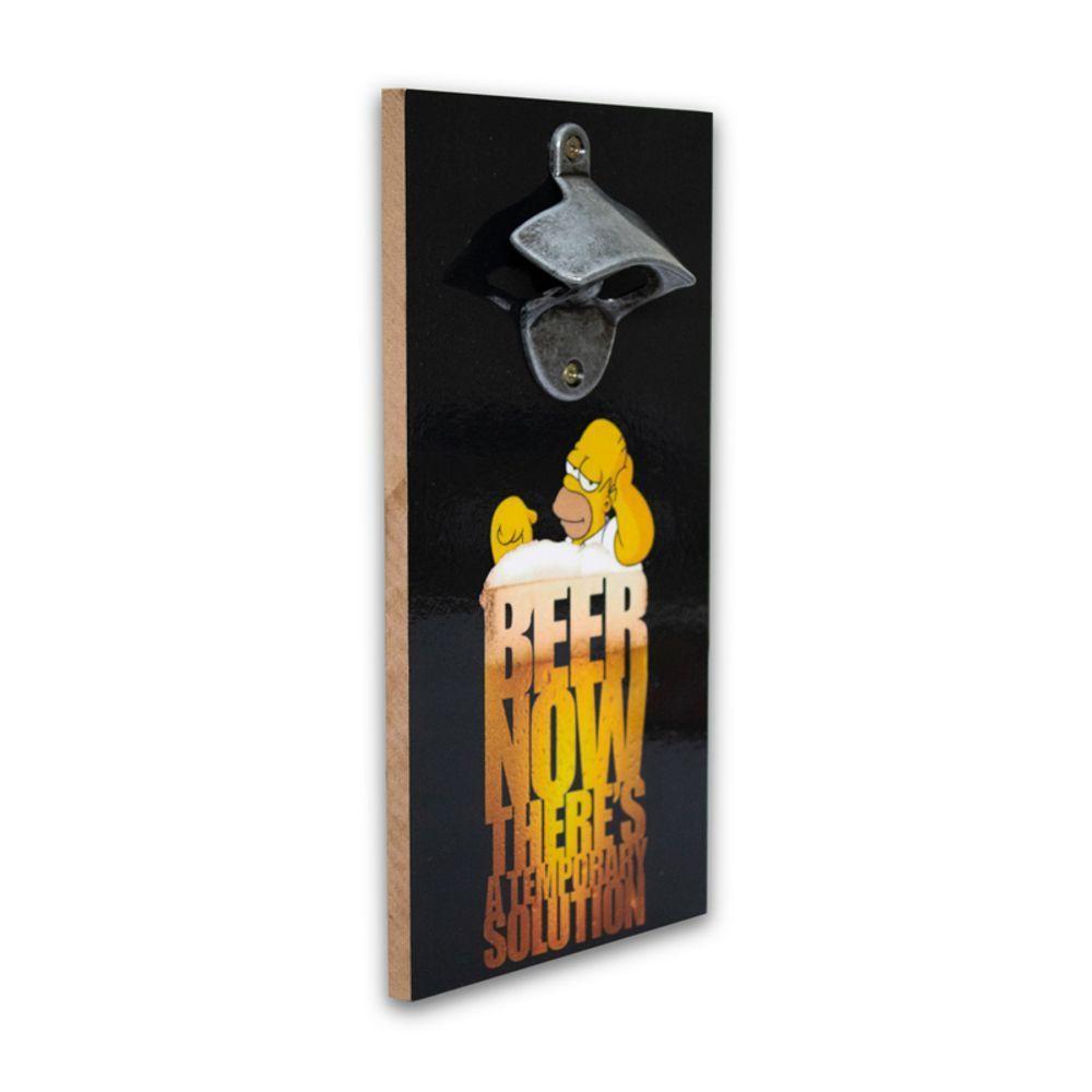 Abridor Garrafas Parede Simpson Duff Mdf Com Imã 25x13 Cm - 2