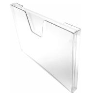 Display Porta Folha Prontuário Parede A4 Acrílico Horizontal - 1